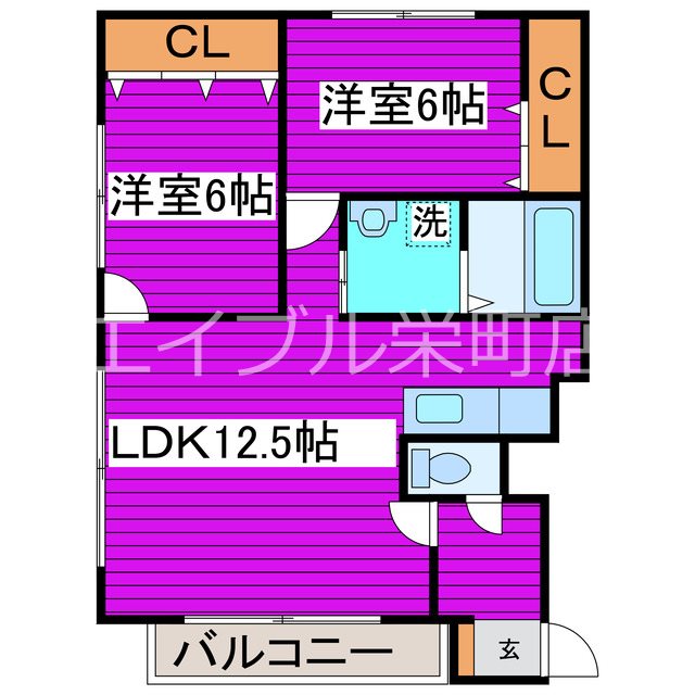 北海道札幌市手稲区富丘三条３丁目 間取り