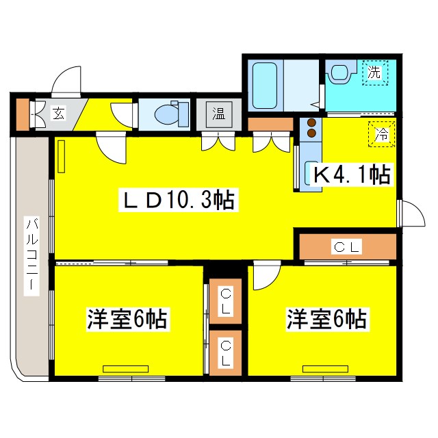 北海道札幌市東区北十六条東３丁目 間取り