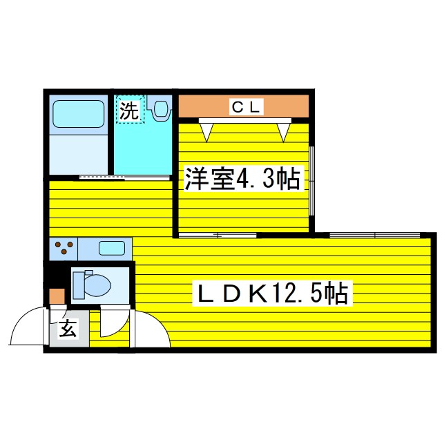 グラシアス北12条 間取り
