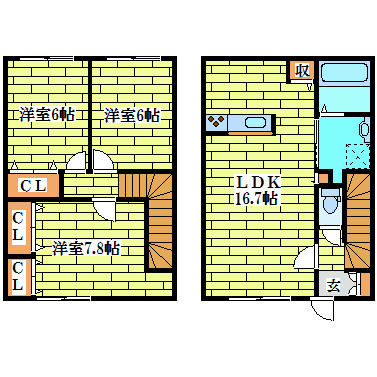 レガーメ北広島壱番館 間取り