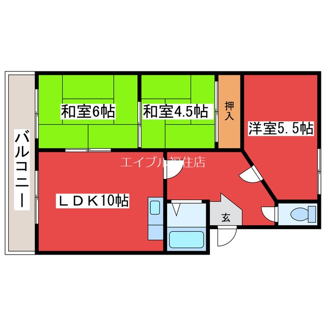 マンション進幹 間取り
