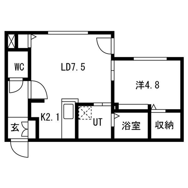 北海道札幌市東区本町二条１丁目 間取り