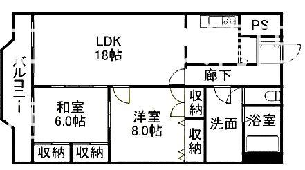CASA藻岩台 間取り