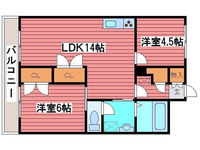 平岸パールハイム 間取り