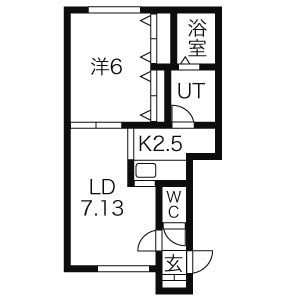 北海道札幌市東区北二十六条東２丁目 間取り