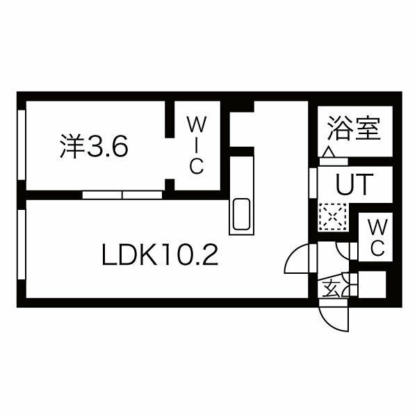 北海道札幌市東区北十二条東２丁目 間取り