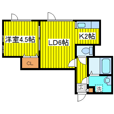 北海道札幌市東区北十六条東１０丁目 間取り