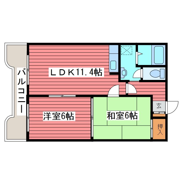グリーンヒルシャトー 間取り