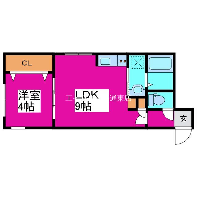 北海道札幌市東区北十八条東１６丁目 間取り
