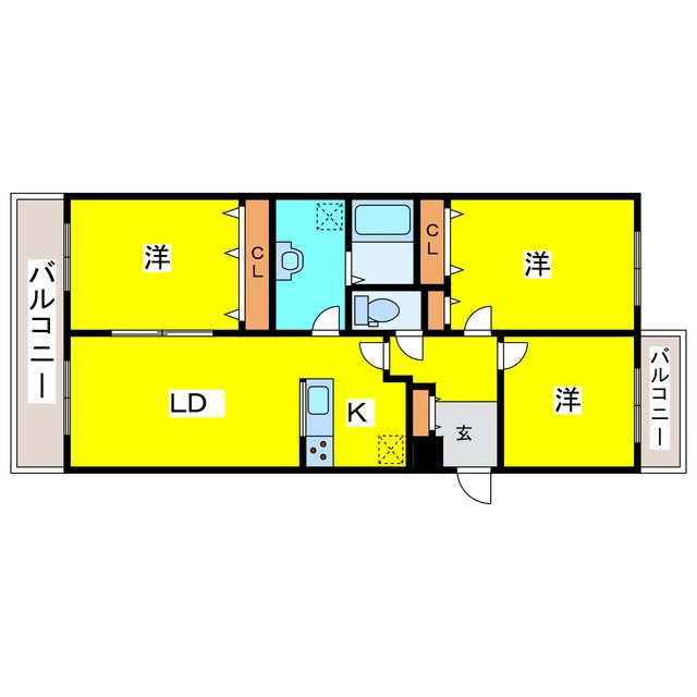 BRO北野 間取り