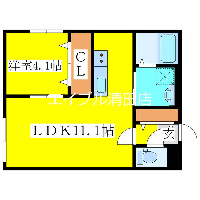 PRIOR北広島(プリオール) 間取り