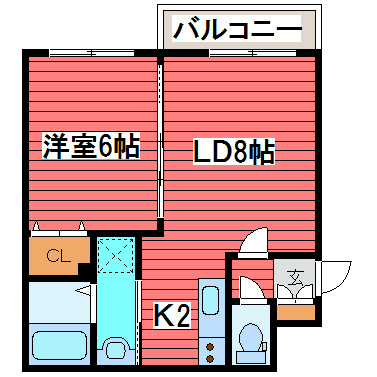 A BOND月寒東　A棟 間取り
