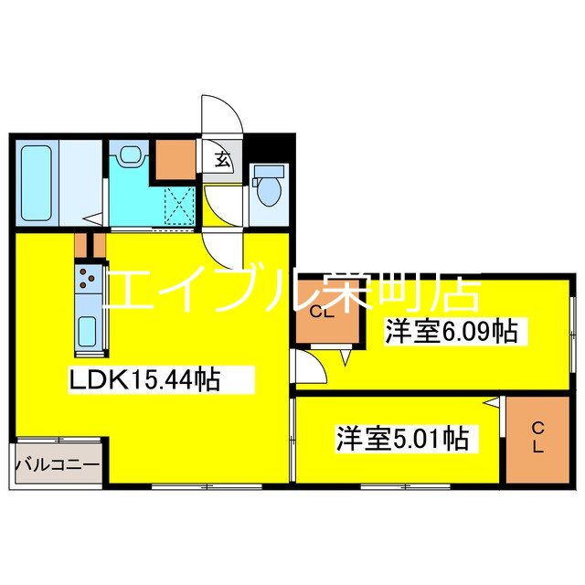 北海道札幌市東区北十八条東１２丁目 間取り