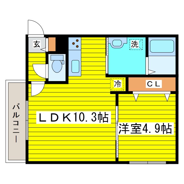 北海道札幌市東区北十五条東１４丁目 間取り