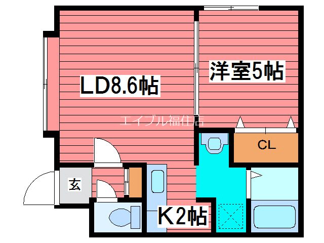 エスポアール福住 間取り