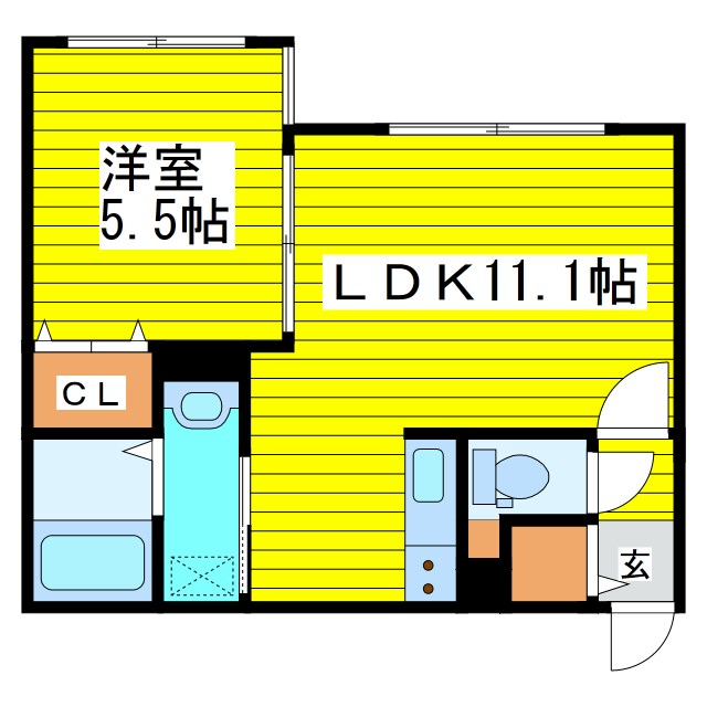 北海道札幌市東区北三十一条東１７丁目 間取り
