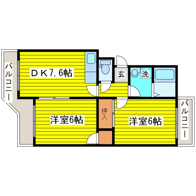 北海道札幌市東区北七条東６丁目 間取り