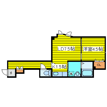 北海道札幌市東区北十八条東１３丁目 間取り