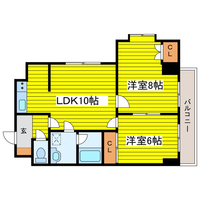 北海道札幌市東区北二十一条東８丁目 間取り