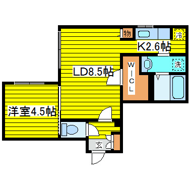 北海道札幌市東区北十五条東１６丁目 間取り