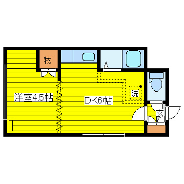 北海道札幌市東区北二十一条東１８丁目 間取り