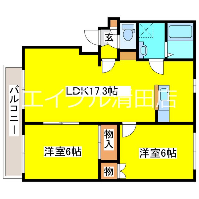 サンライズ北野 間取り