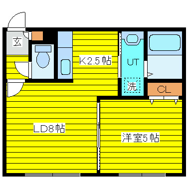 北海道札幌市東区北二十四条東７丁目 間取り