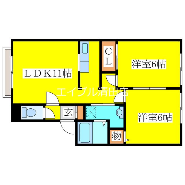 アーヴァン８４ 間取り