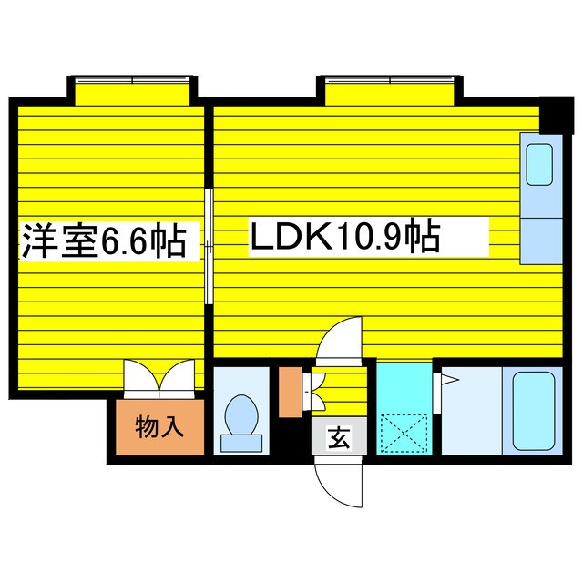 北海道札幌市東区北十八条東１５丁目 間取り