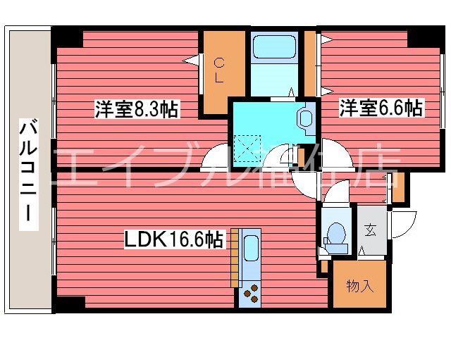ホーリーフォート南平岸 間取り