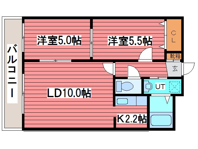 イーストウォール 間取り
