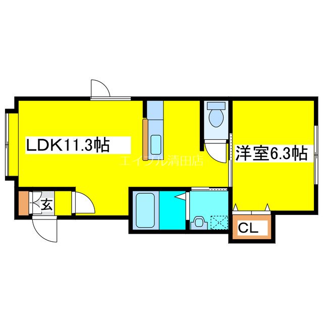シェスタ南ヶ丘Ⅲ 間取り
