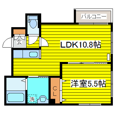 北海道札幌市東区北二十四条東１８丁目 間取り