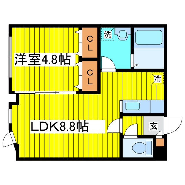 北海道札幌市東区北九条東８丁目 間取り