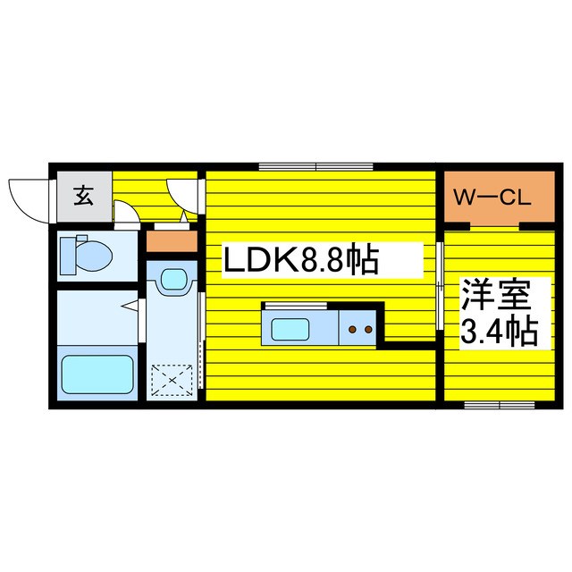 北海道札幌市東区北十六条東３丁目 間取り
