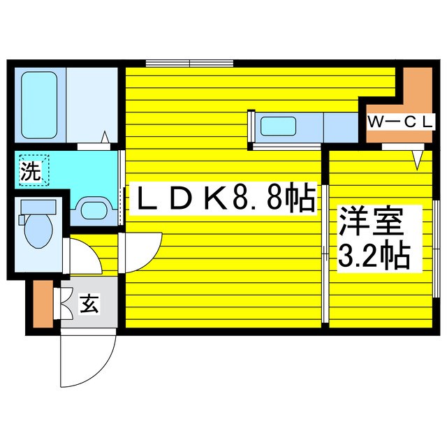 北海道札幌市東区北十条東９丁目 間取り
