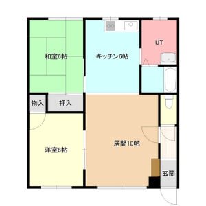土本マンションB 間取り