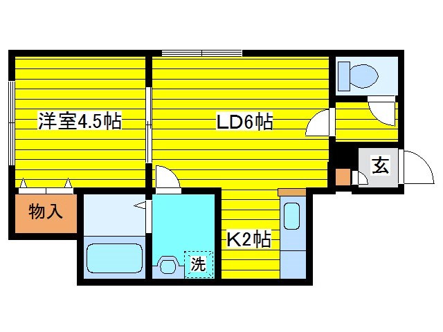 北海道札幌市東区北七条東６丁目 間取り