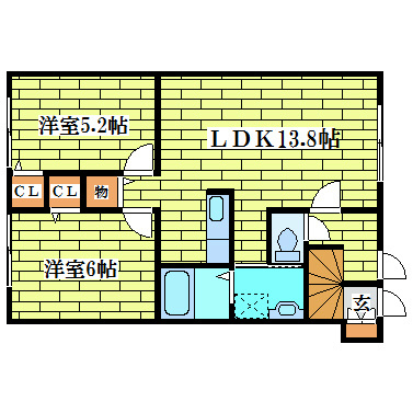 エルムハイツⅡ 間取り