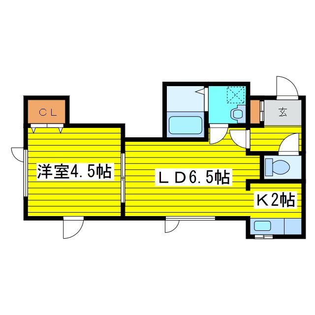 北海道札幌市東区北三十一条東１７丁目 間取り