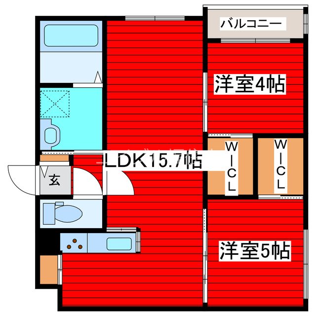 インフィニト月寒中央コート 間取り