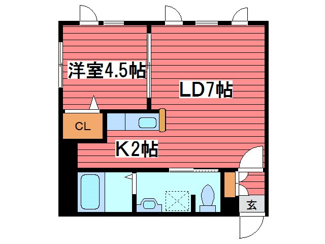 マリンパレス月寒壱番館 間取り