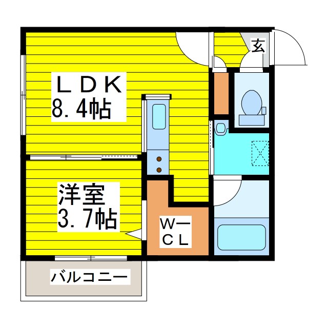 北海道札幌市東区北八条東８丁目 間取り