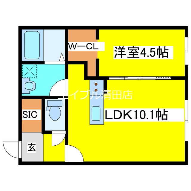 ルナ北広島 間取り