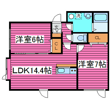 北海道札幌市東区北三十五条東１２丁目 間取り