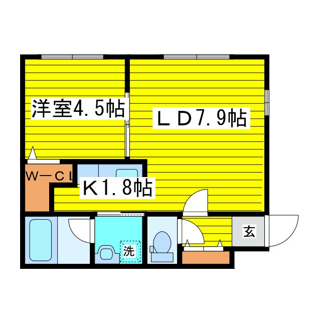 北海道札幌市東区北七条東６丁目 間取り