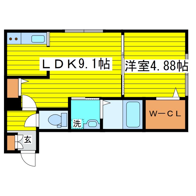 北海道札幌市東区北十六条東１丁目 間取り