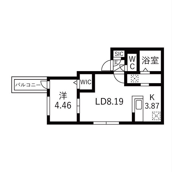 北海道札幌市東区北十八条東１４丁目 間取り