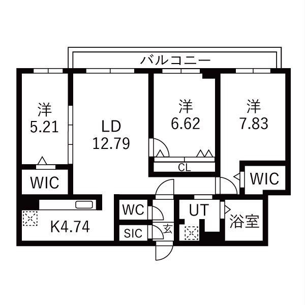 北海道札幌市東区北十八条東１４丁目 間取り