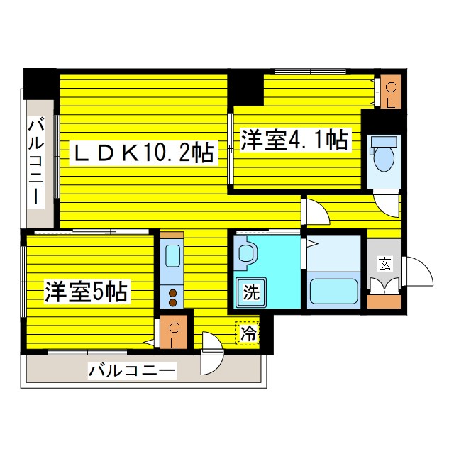 北海道札幌市東区北二十三条東１７丁目 間取り